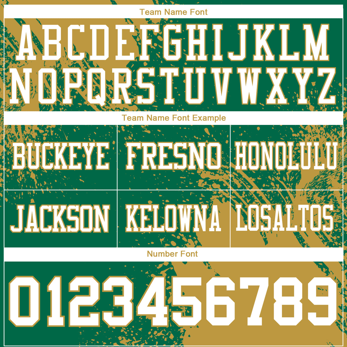 Custom Green Old Gold-White Splash Graffiti Pattern Authentic Baseball Jersey main image 0