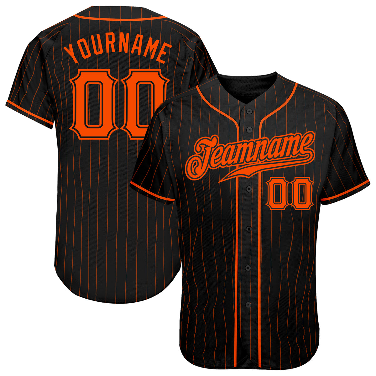 orange and black baseball shirt
