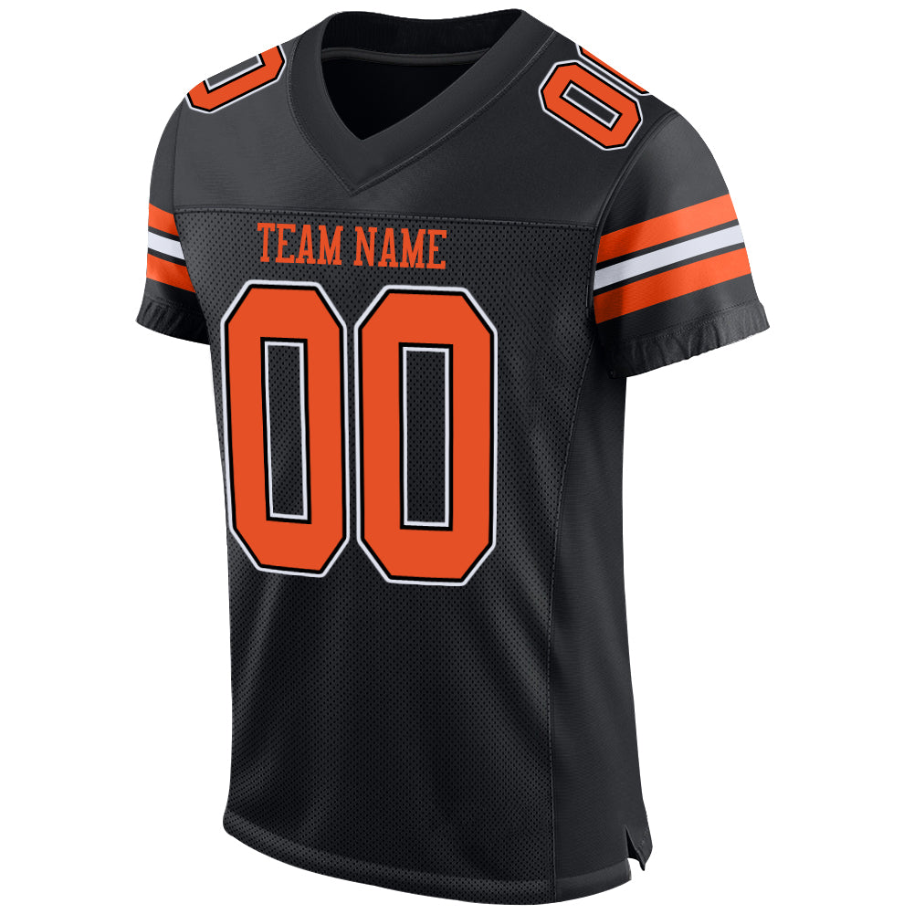 black and white american football jersey