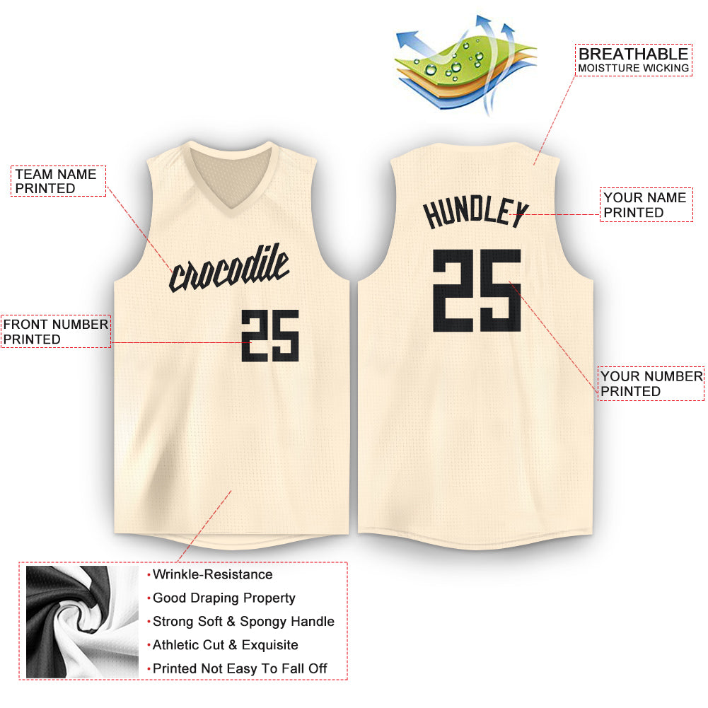 basketball jersey cream