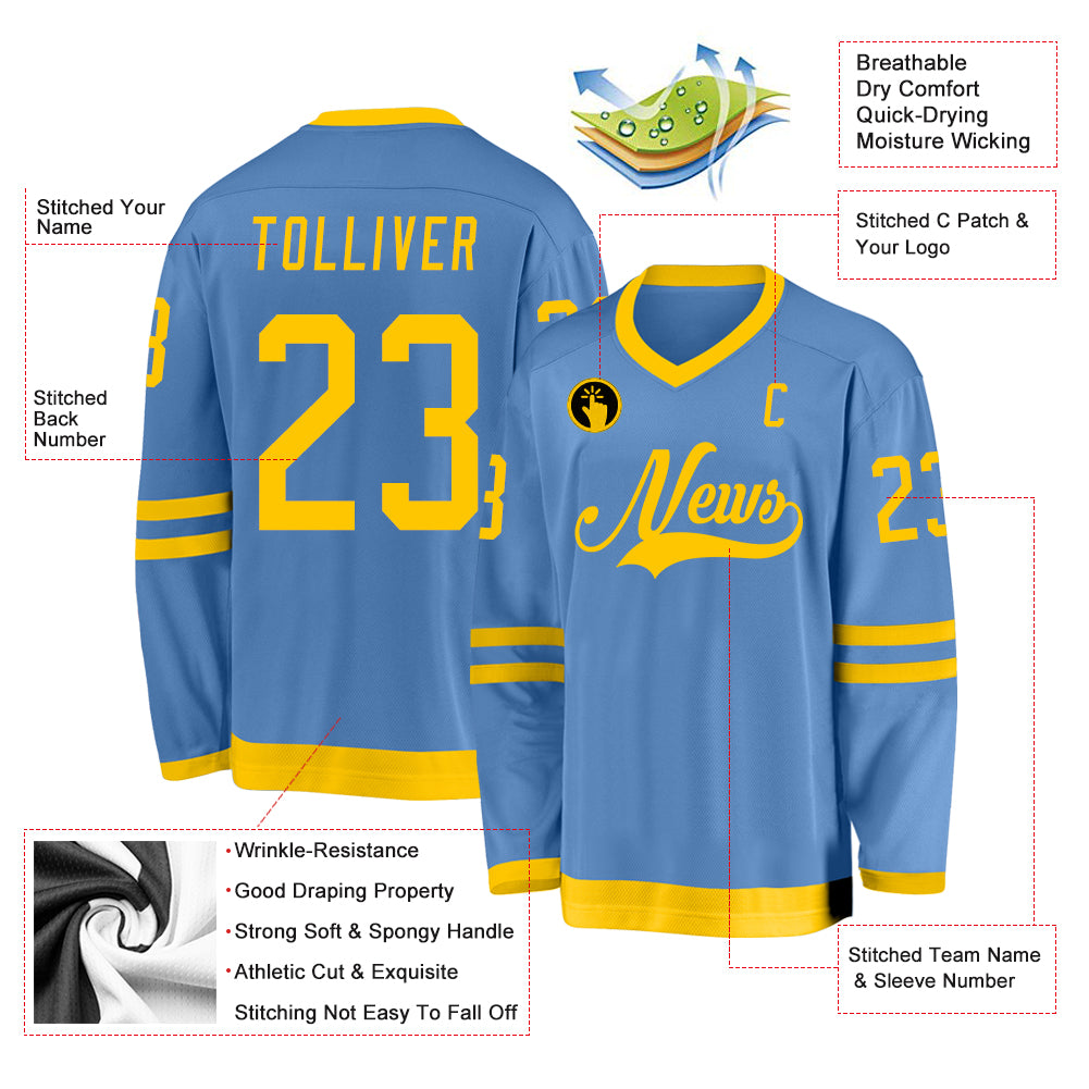 Custom Hockey Jerseys St Louis Blues Jersey Name and Number Black Team Logos Fashion