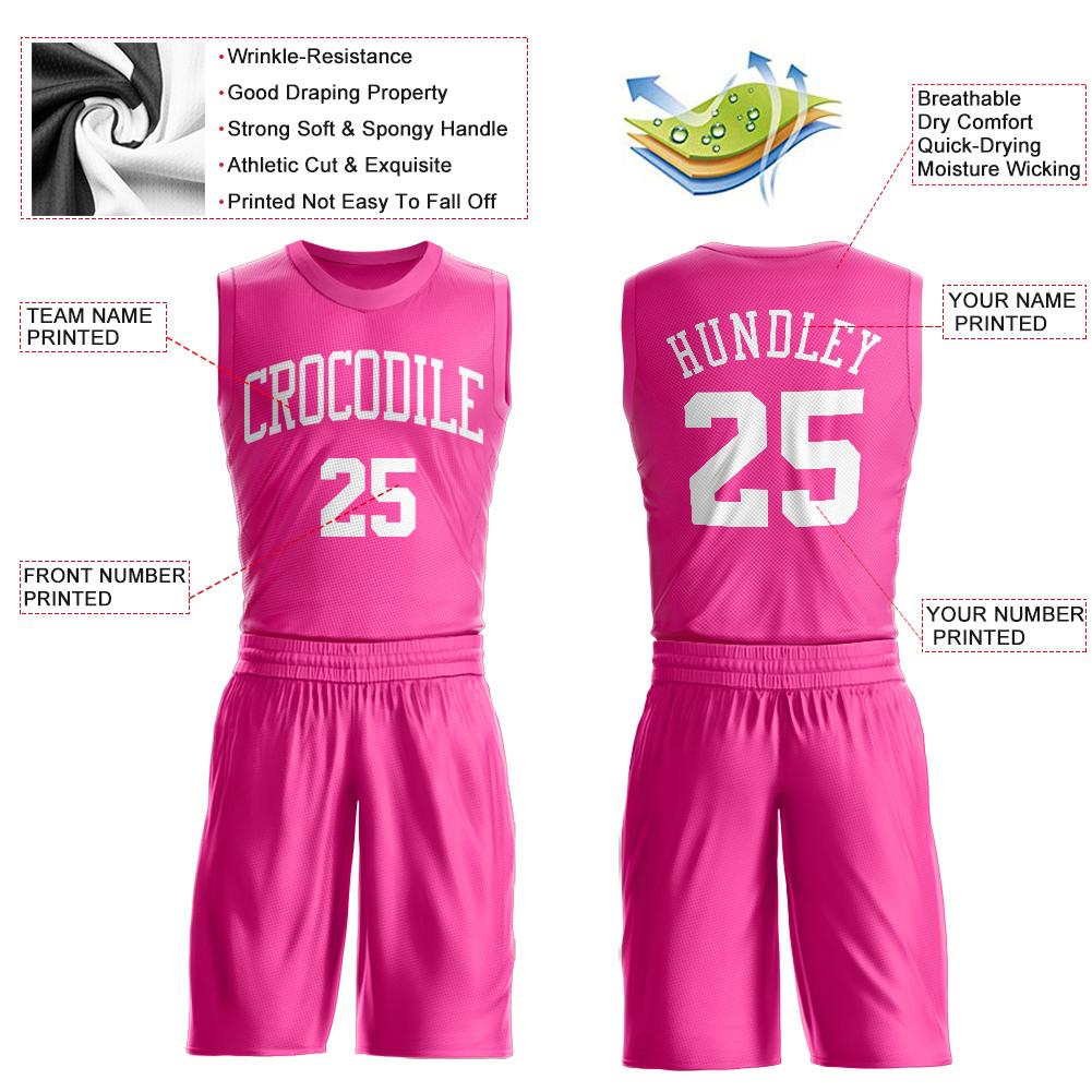 pink basketball jersey design