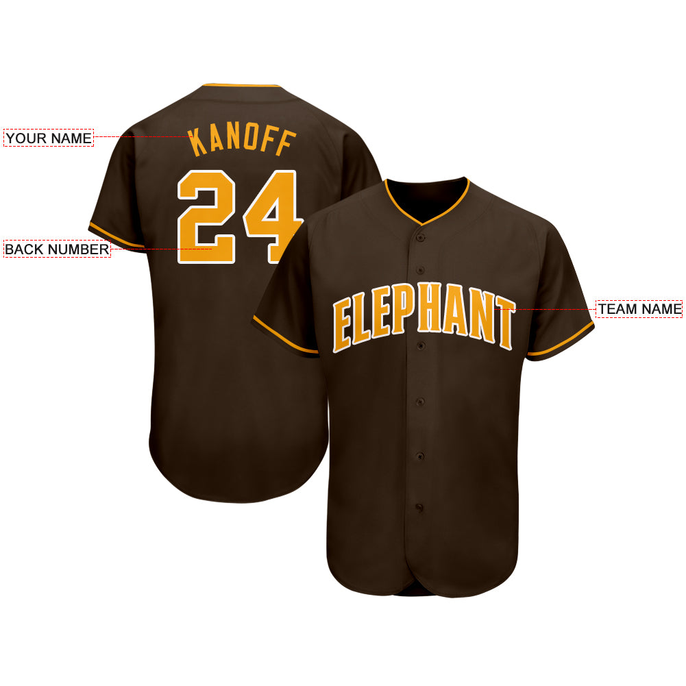 Cheap Custom Brown White-Cream Authentic Raglan Sleeves Baseball Jersey  Free Shipping – CustomJerseysPro