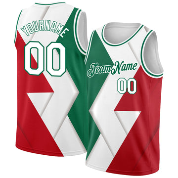 green and white basketball jersey