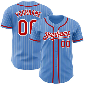 Custom Powder Blue Baseball Jerseys, Baseball Uniforms For Your Team