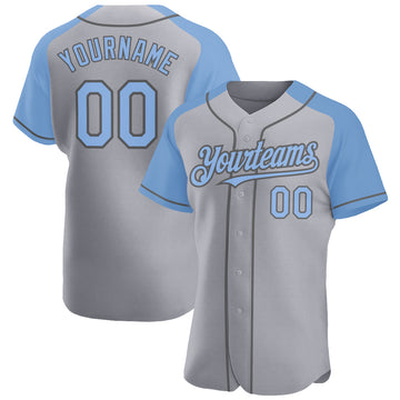 Custom Royals Jersey - Light Blue Stitch Baseball Gear