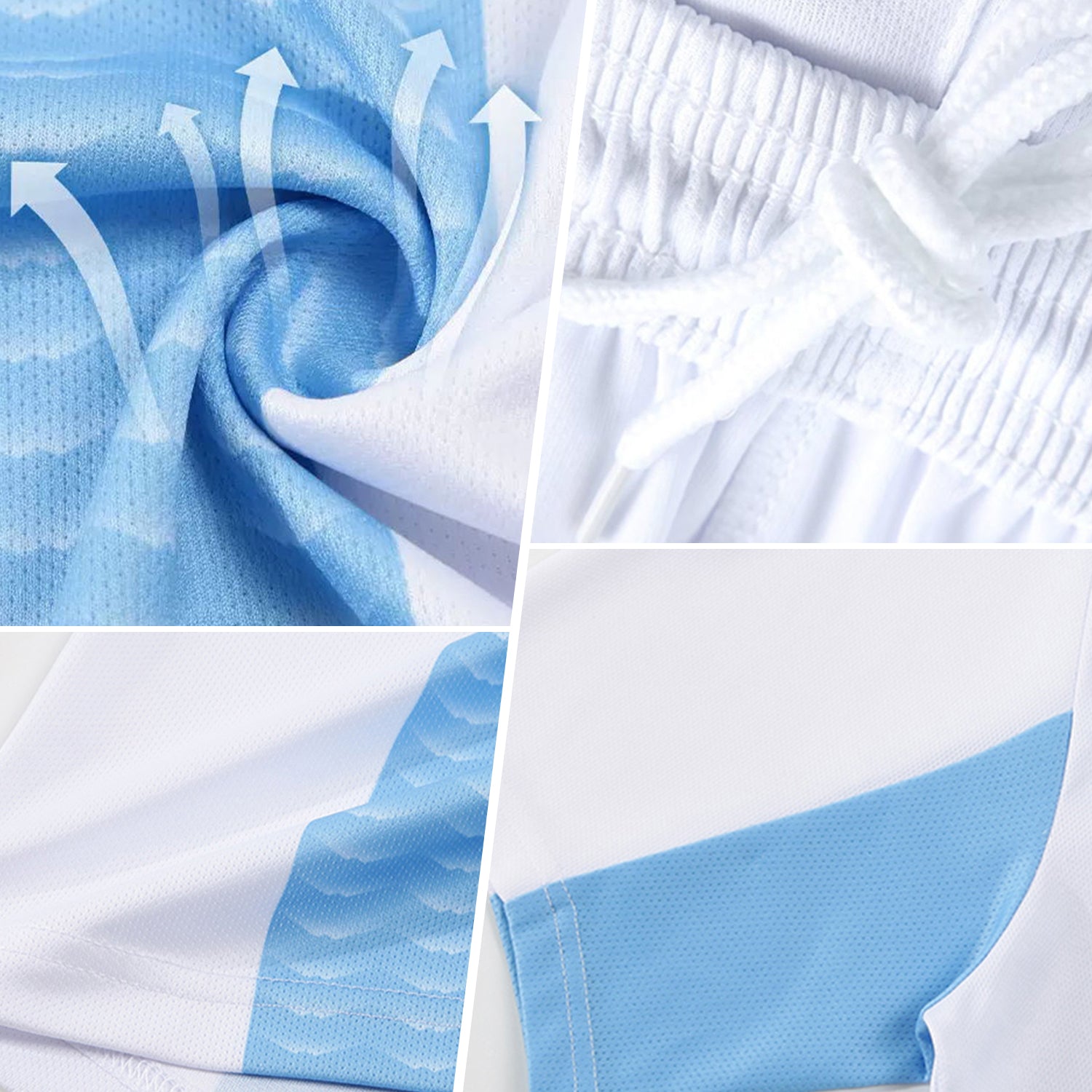 Load image into Gallery viewer, Custom Royal White Slant Lines Sports Sublimation Soccer Uniform Jersey
