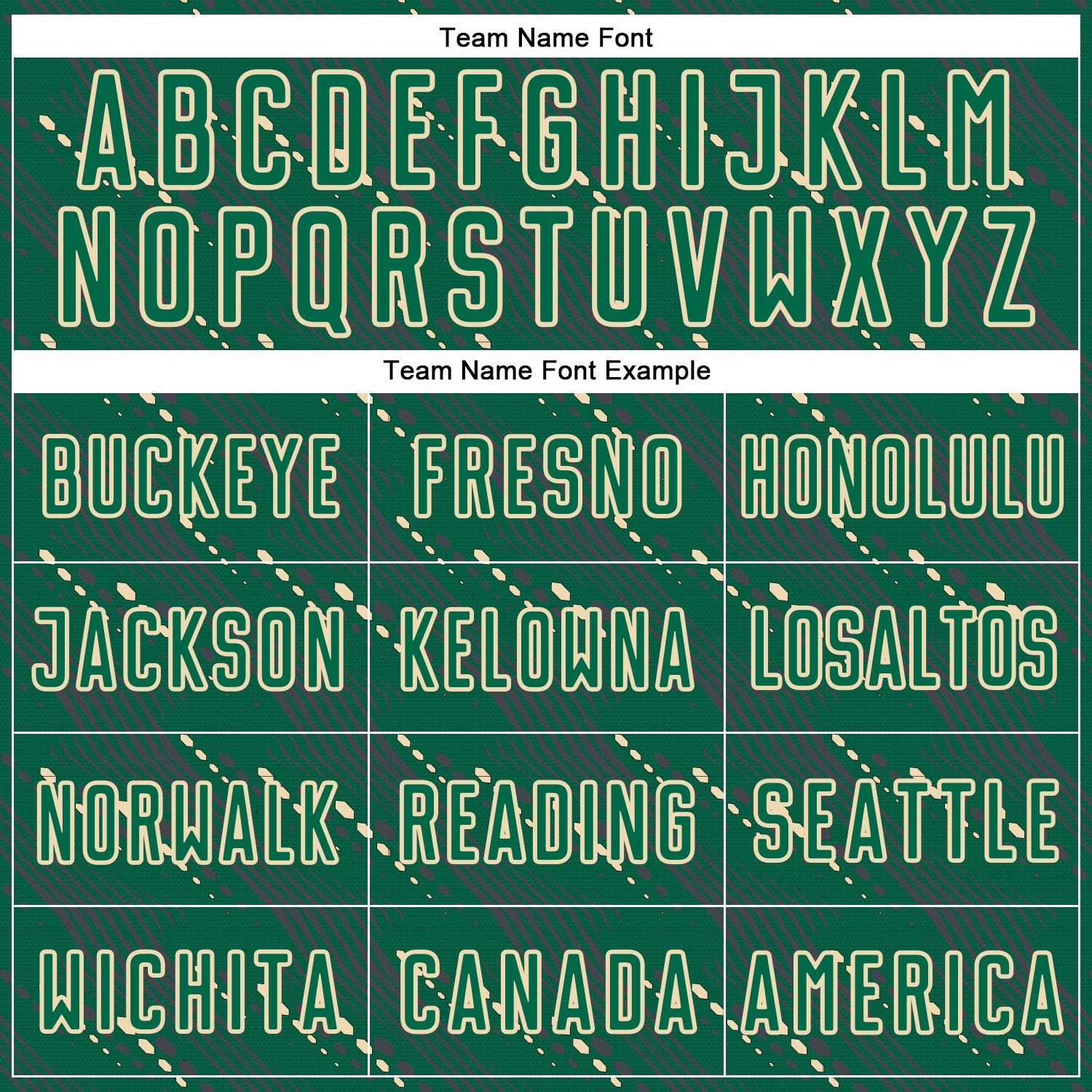 Load image into Gallery viewer, Custom Kelly Green Cream Slant Lines Sports Sublimation Soccer Uniform Jersey