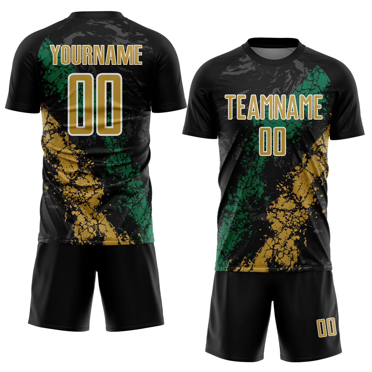 Custom Dripping Splatter Cracked Texture Sublimation Soccer Uniform ...