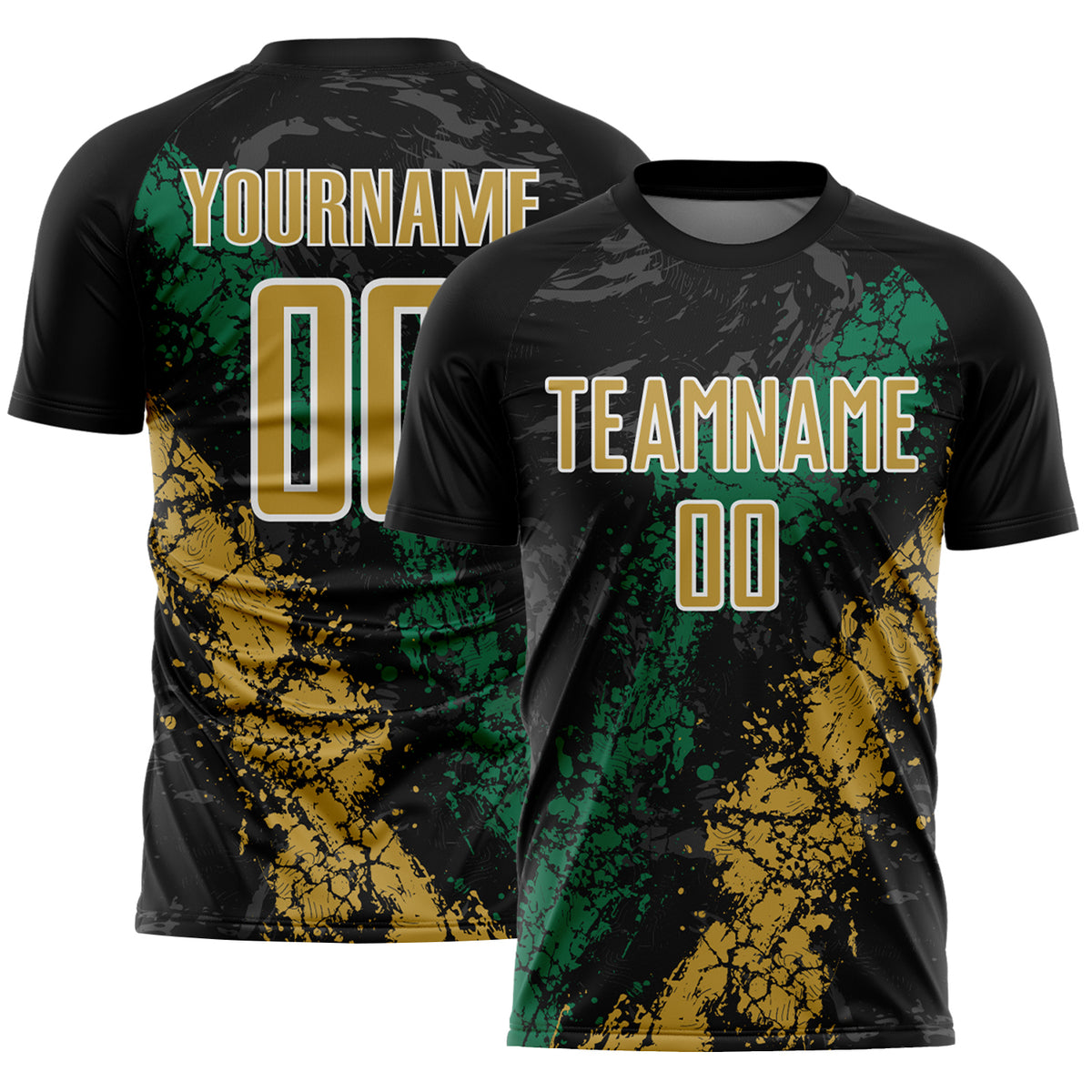 Custom Dripping Splatter Cracked Texture Sublimation Soccer Uniform ...