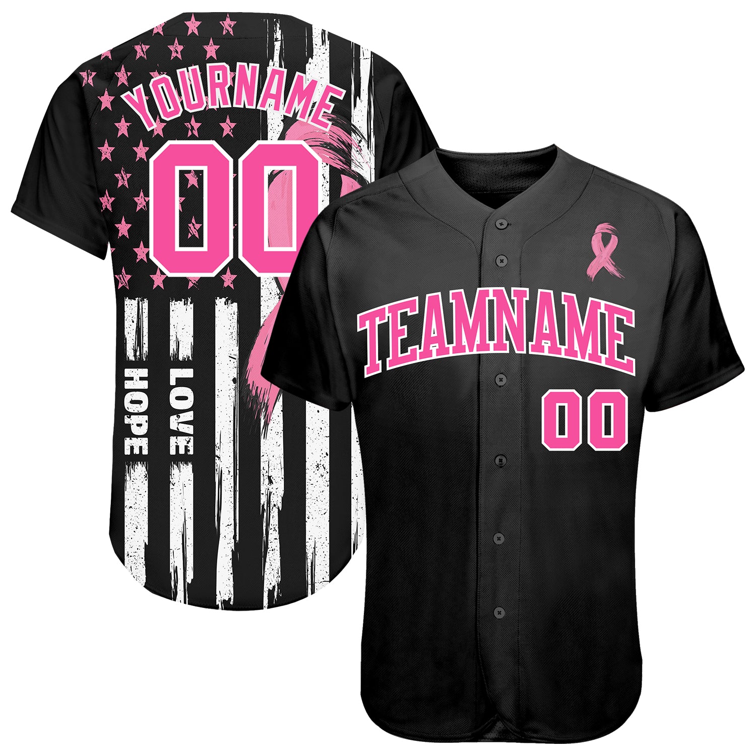 Heart Flag 3/4 Women Sleeve Baseball Jersey Shirt – Tstars