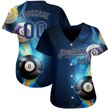  3D Fashion Printed Paint Custom Baseball Jersey