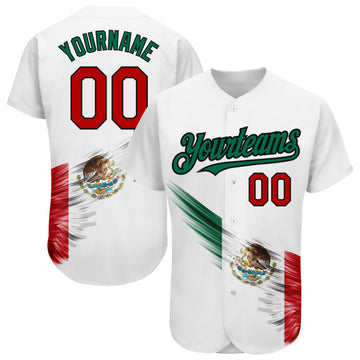 Custom Baseball Mexico Mexico Jerseys, Mexico Uniforms For Your Team