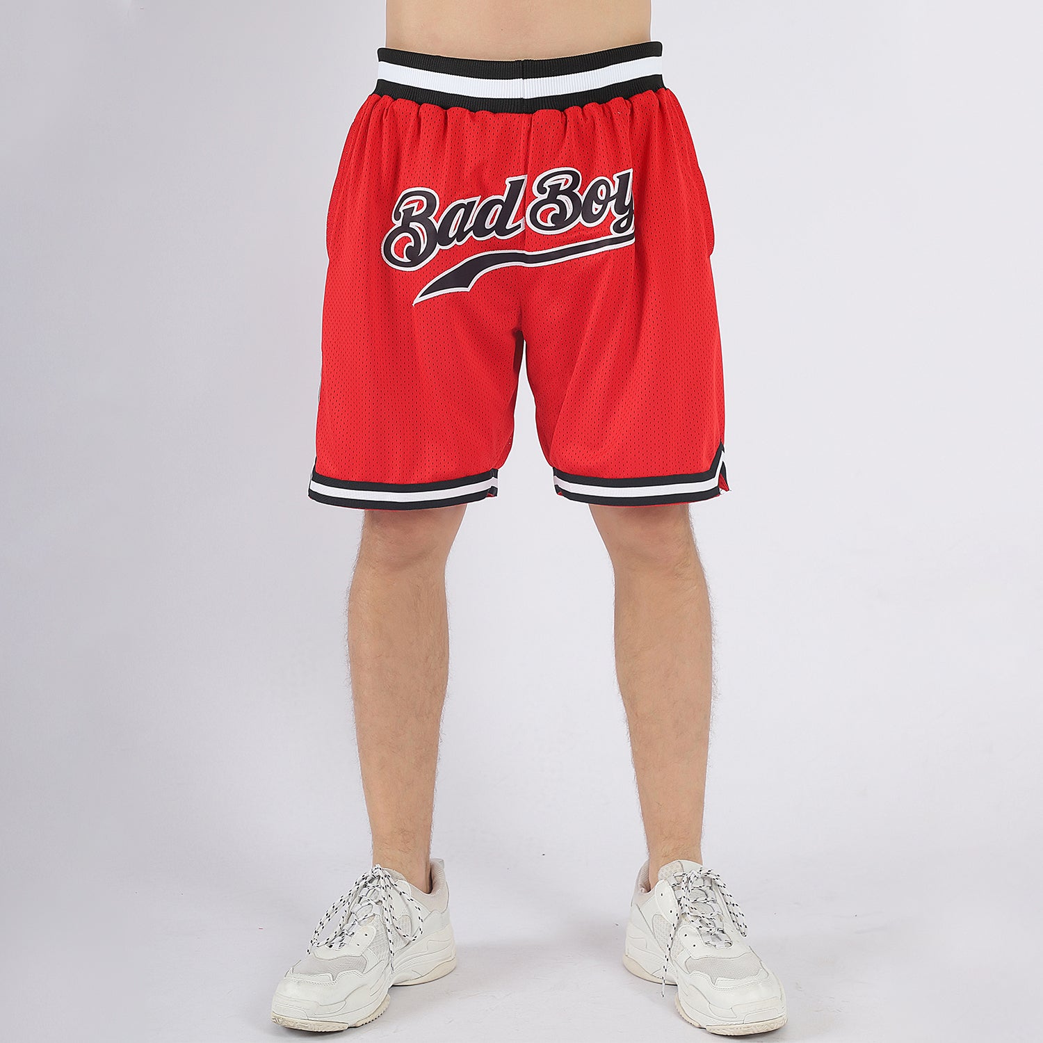 RICHMOND ELITE ABA White Grey and Red Basketball Uniforms, Jersey and  Shorts