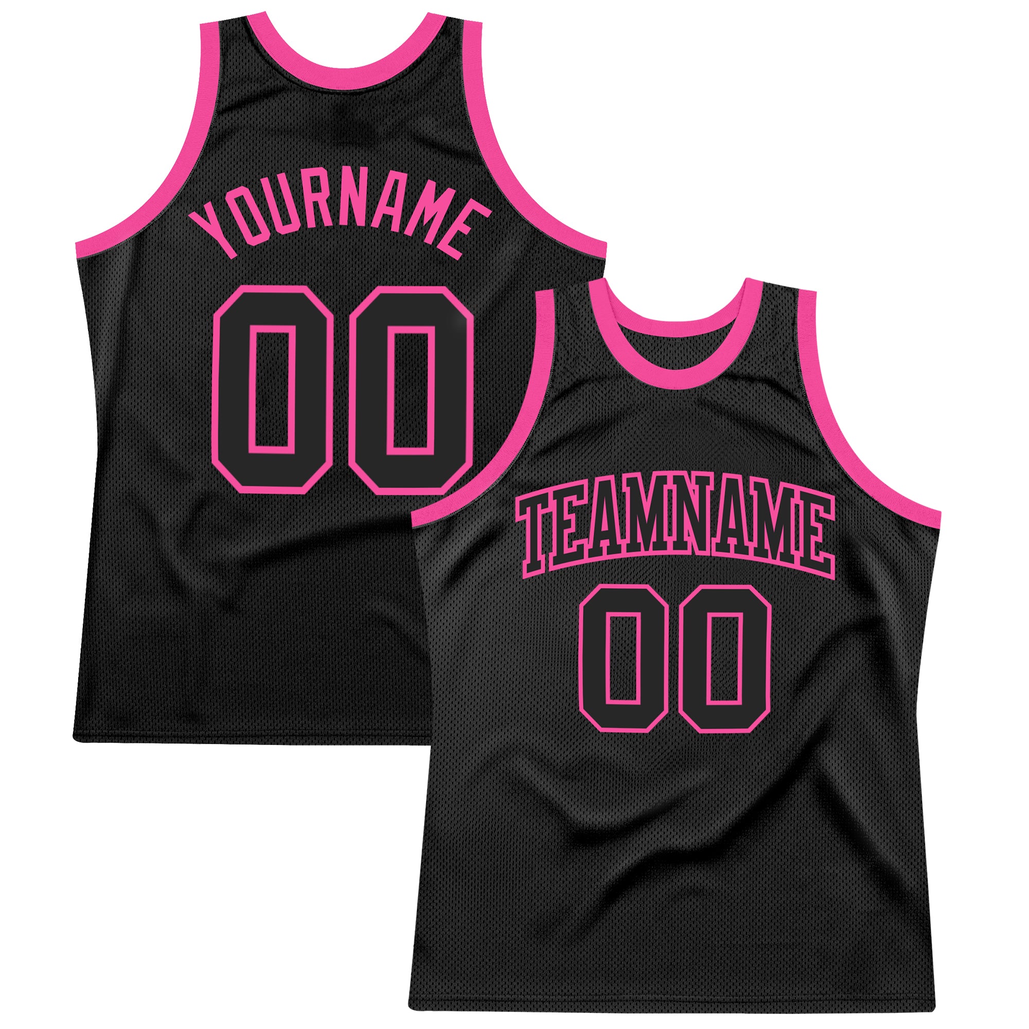 Custom Pink Basketball Jersey  Custom basketball, Black pink