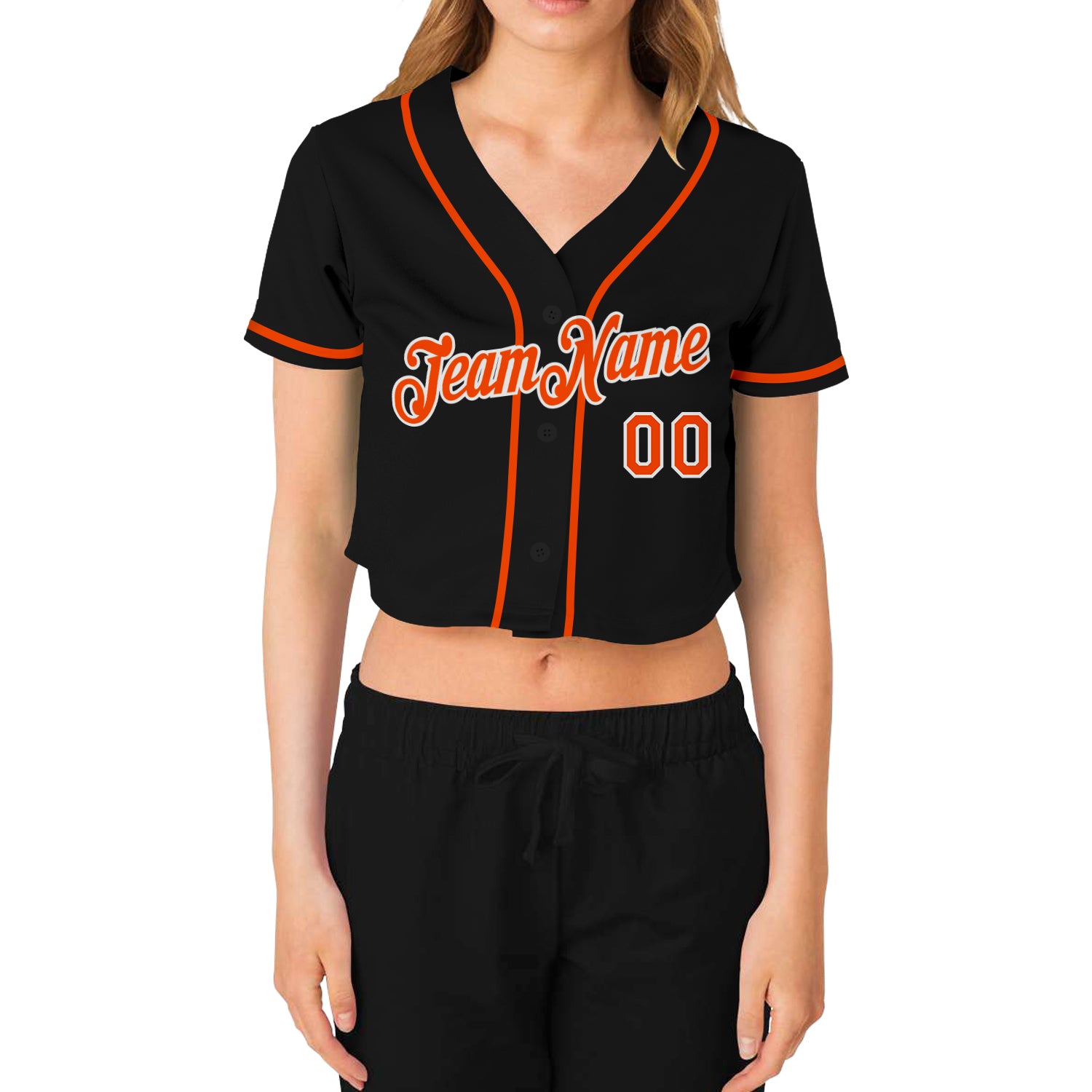womens black giants jersey
