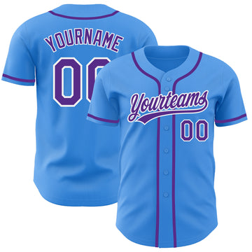 Custom Baseball Electric Blue Baseball Jerseys, Baseball Uniforms For ...