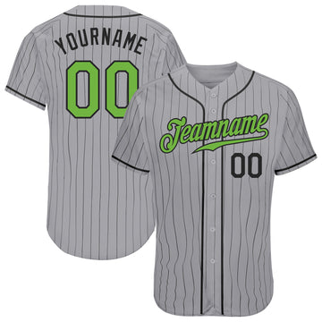 Custom Gray Baseball Jerseys, Baseball Uniforms For Your Team – Tagged  Font-Neon Green