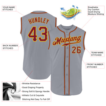 sleeveless baseball vest