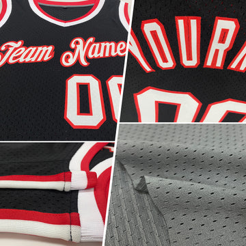 Custom Gray Orange-Black Authentic Throwback Basketball Jersey