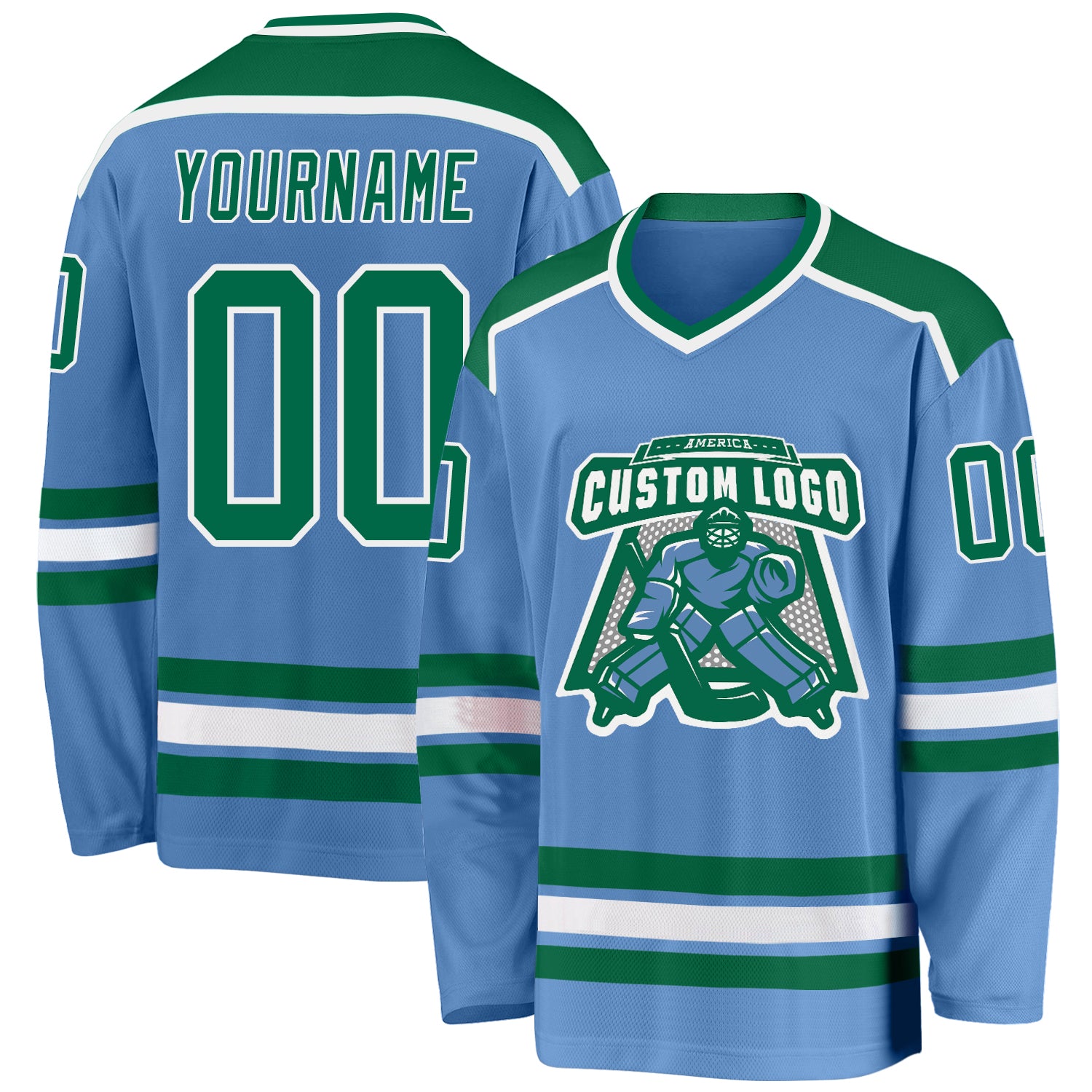 Dallas Stars Green St. Patrick Day Blank Jersey