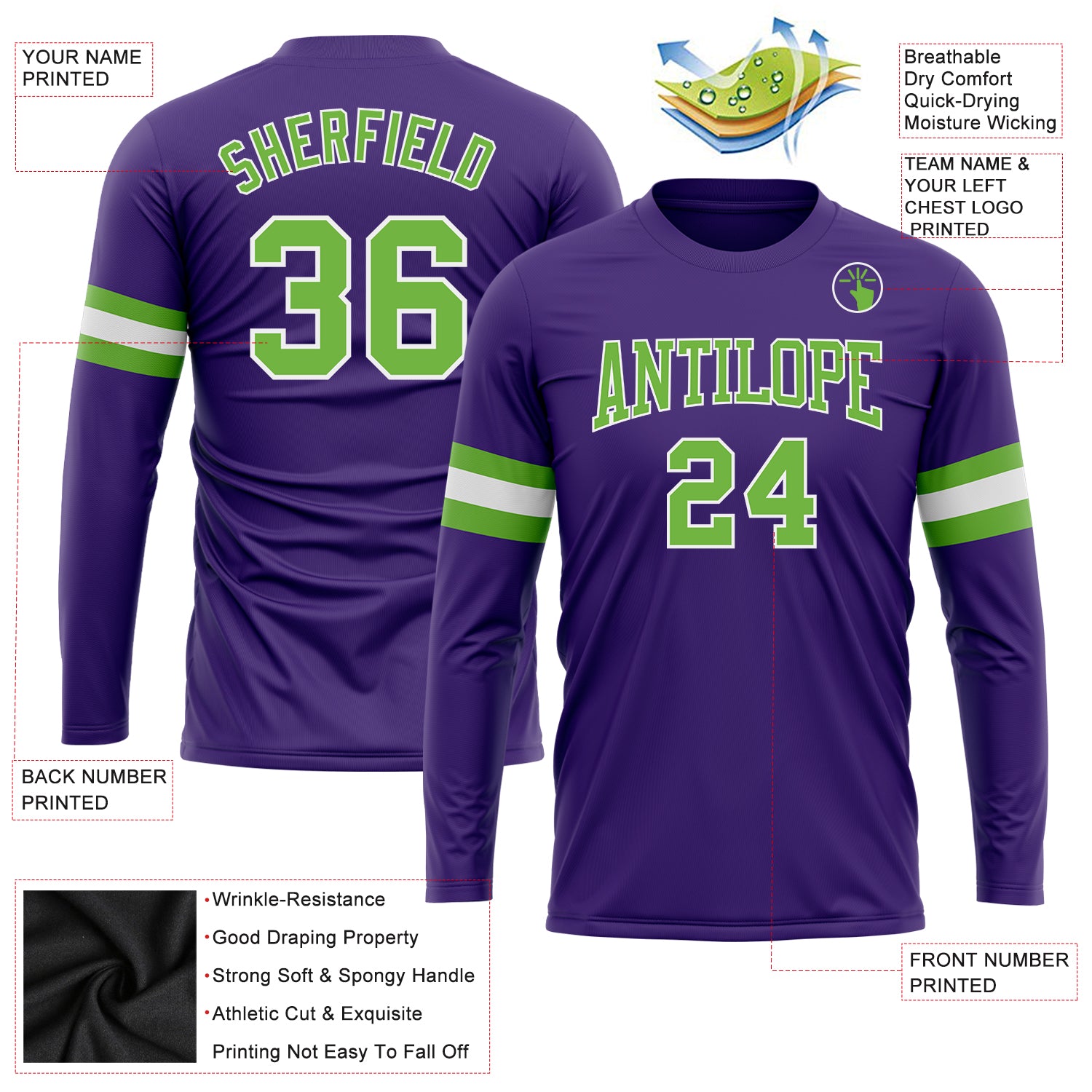 purple neon shirt