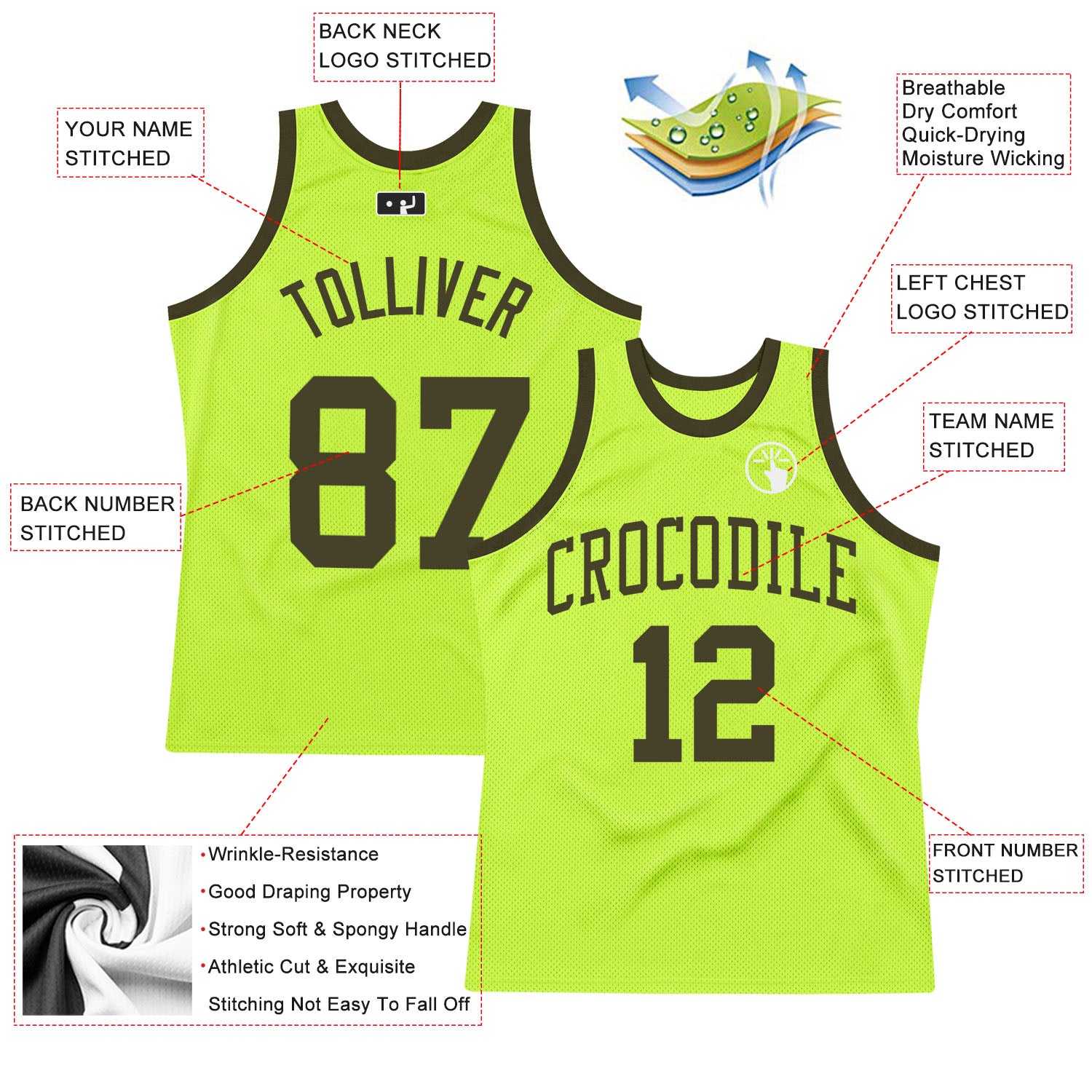 Shop Neon Green Basketball Jersey with great discounts and prices online -  Oct 2023