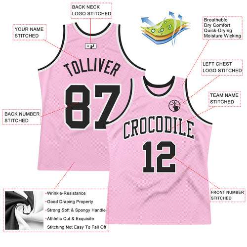 light pink basketball jersey