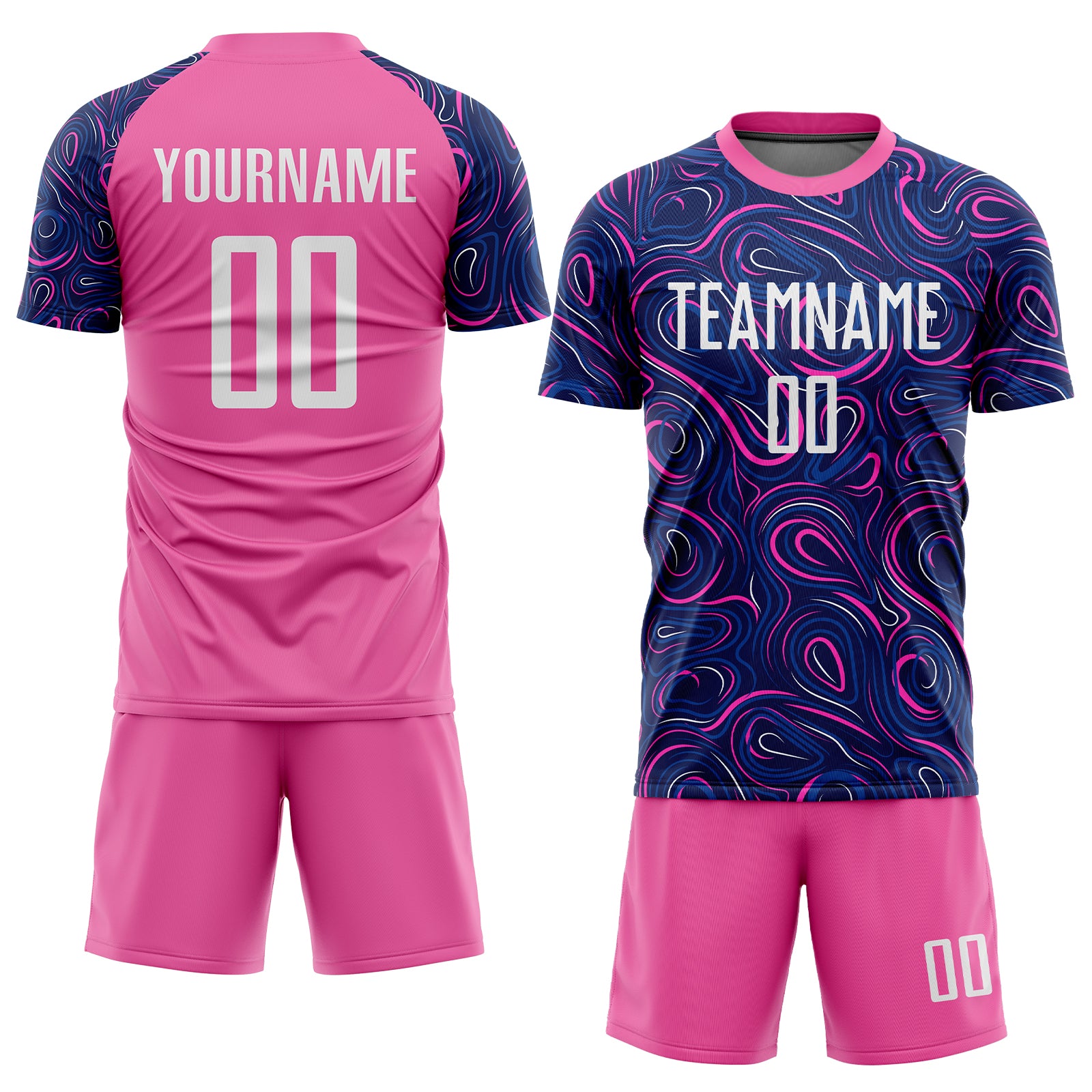 ★ SHALOM★ PINK SOCCER TSHIRTS Inter Miami 2024-25 Home Soccer Shirt - SOCCALORD