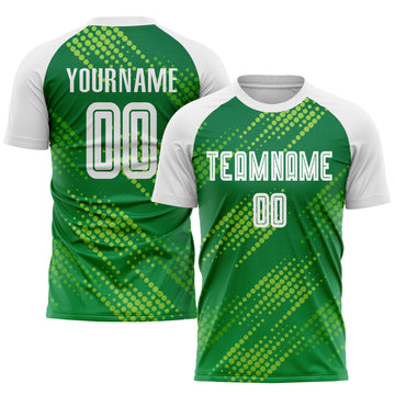 Grass Green - Custom Soccer Jerseys Kit Sublimated Design