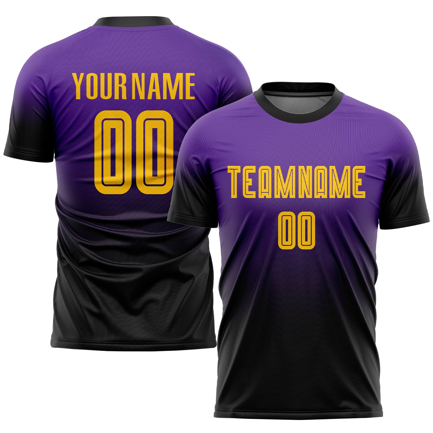 purple and black jersey