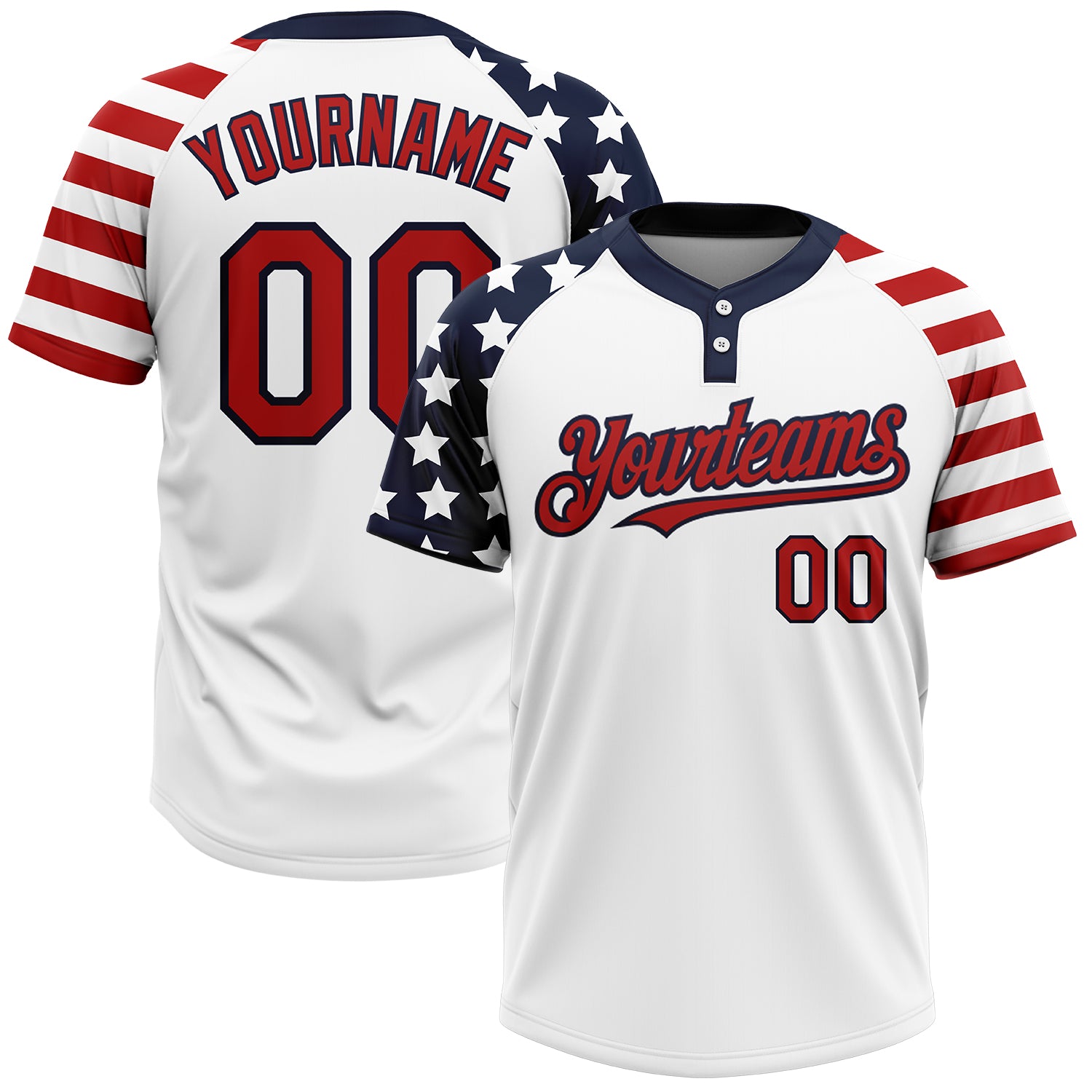 red white and blue yankees jersey