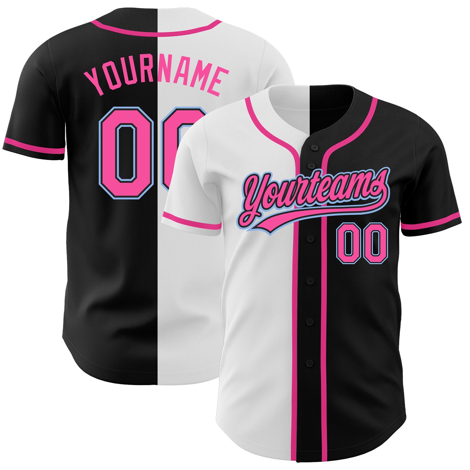 Custom split baseball jerseys cheap