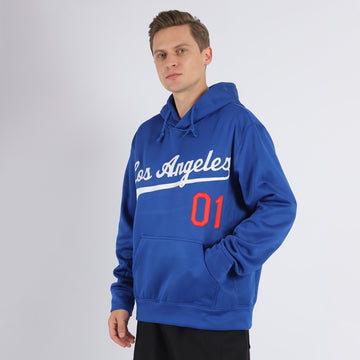 Custom Stitched Royal White-Red Sports Pullover Sweatshirt Hoodie