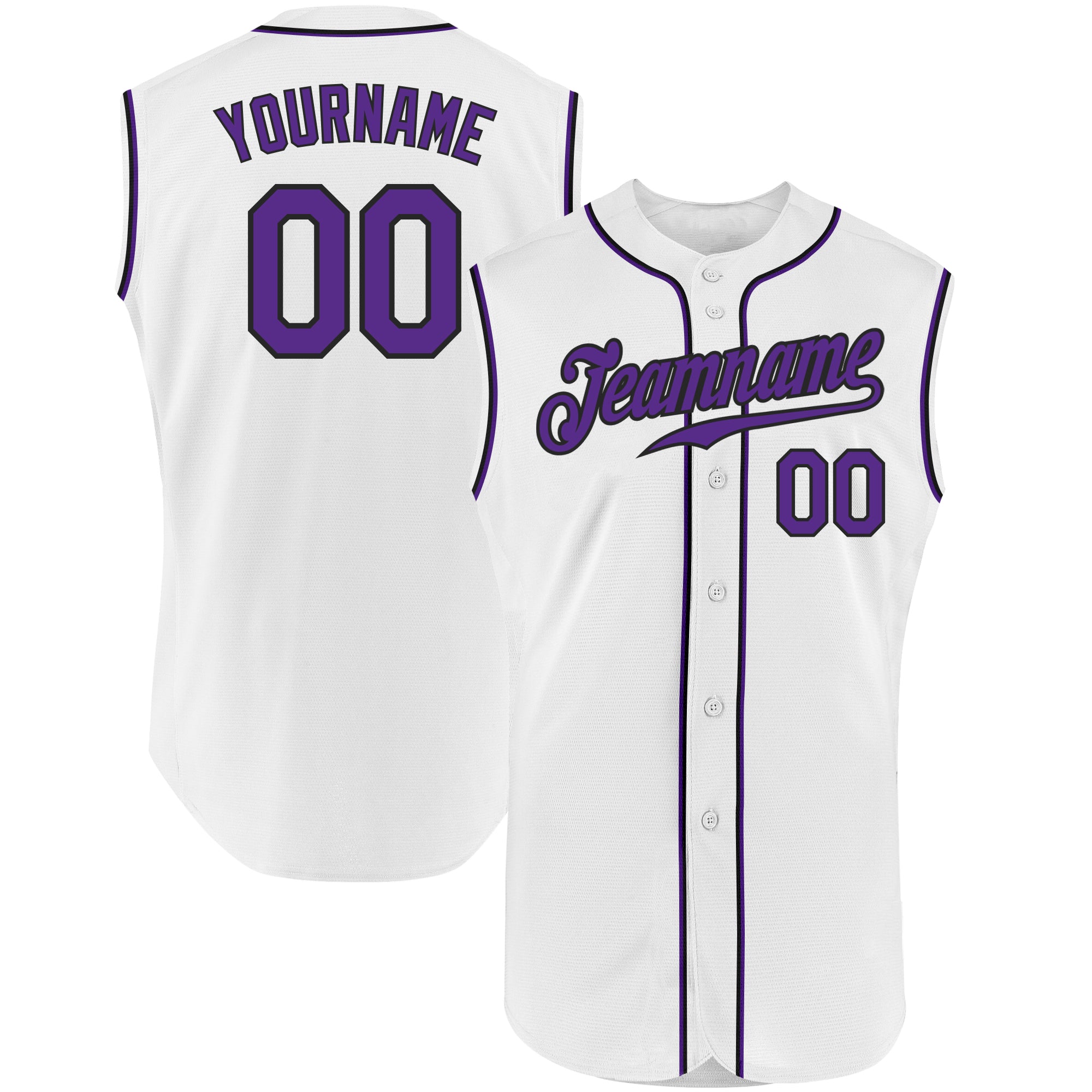 sleeveless baseball jersey