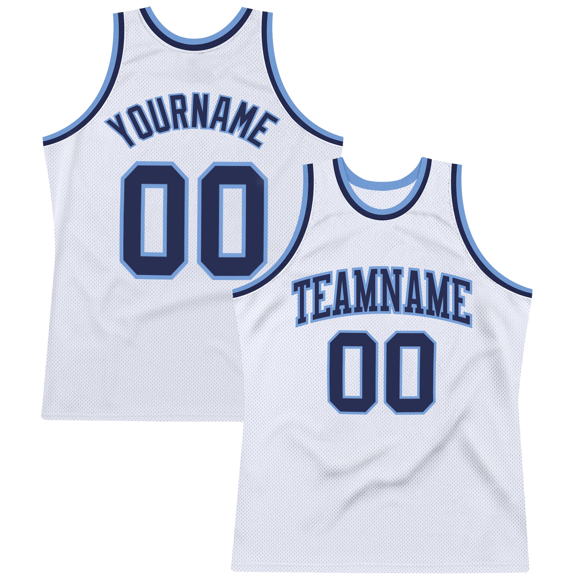 Custom Black White-Light Blue Authentic Fade Fashion Basketball Jersey  Discount