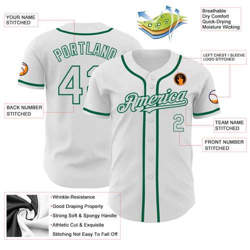 Cheap Custom Kelly Green White-Gray Authentic Sleeveless Baseball Jersey  Free Shipping – CustomJerseysPro
