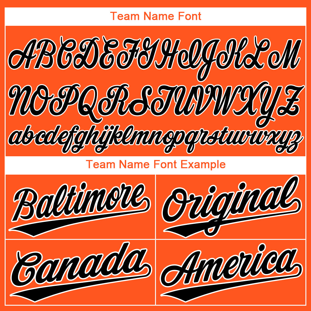 Custom Cream Orange-Black Authentic Two Tone Baseball Jersey