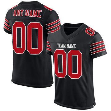 Custom Red Football Jerseys, Football Uniforms For Your Team