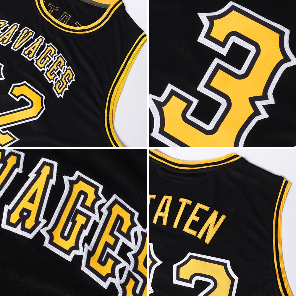 Custom Suit Basketball Suit Jersey Old Gold White Round Neck Sublimation  Basketball Jersey - FansIdea