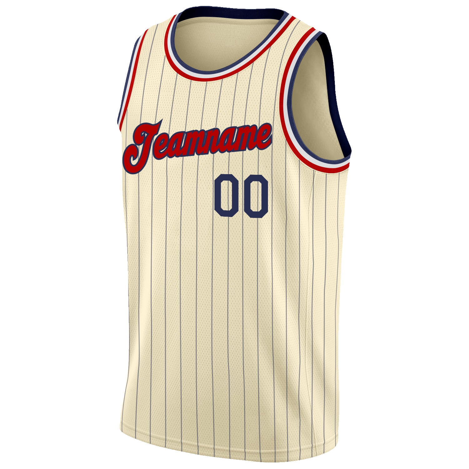 Cheap Custom Cream Navy Pinstripe Navy-Gold Authentic Basketball Jersey  Free Shipping – CustomJerseysPro