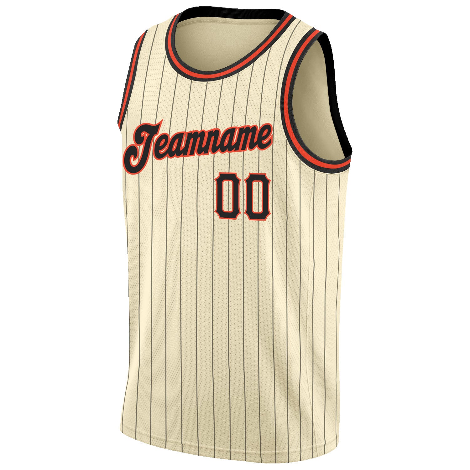 Custom Cream Black-Orange Baseball Jersey – CustomJerseysPro