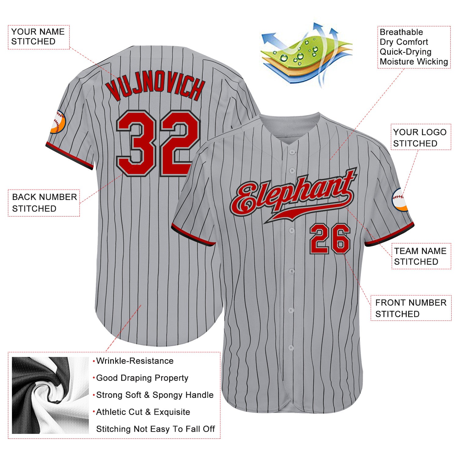 nationals gray jersey