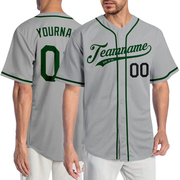 Tribute 2-Button Camo Trim Baseball Jersey Team name Tail Names and Numbers