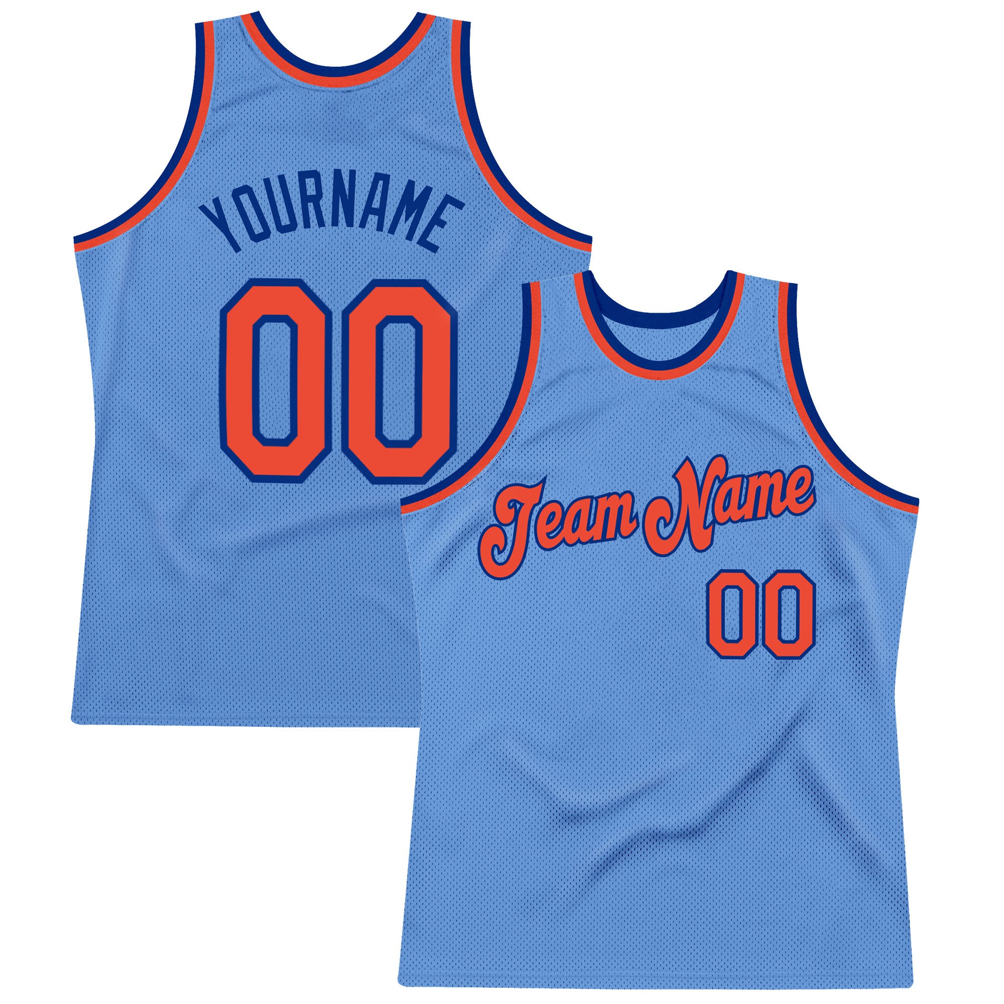 Blank NY Knicks Basketball Jerseys, Throwback Knicks