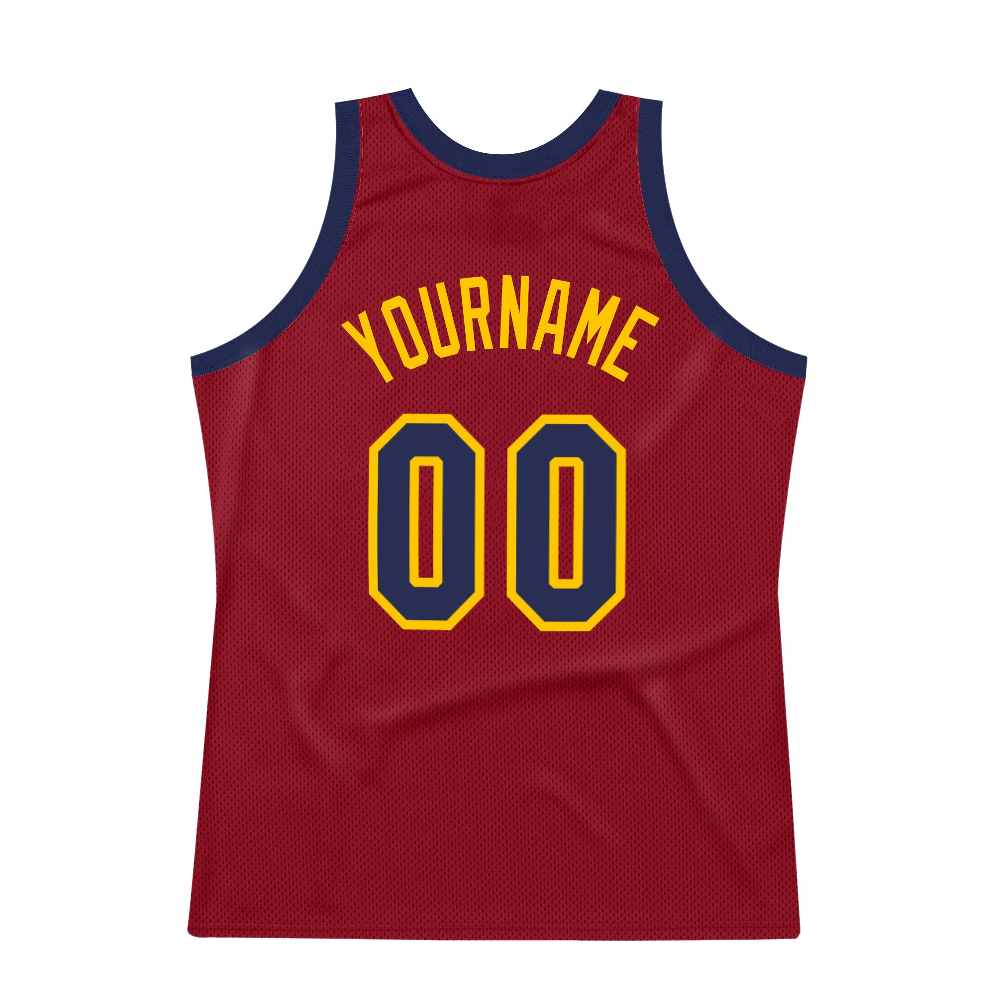 Cleveland Cavaliers Nike Authentic Custom Jersey Maroon - Icon Edition