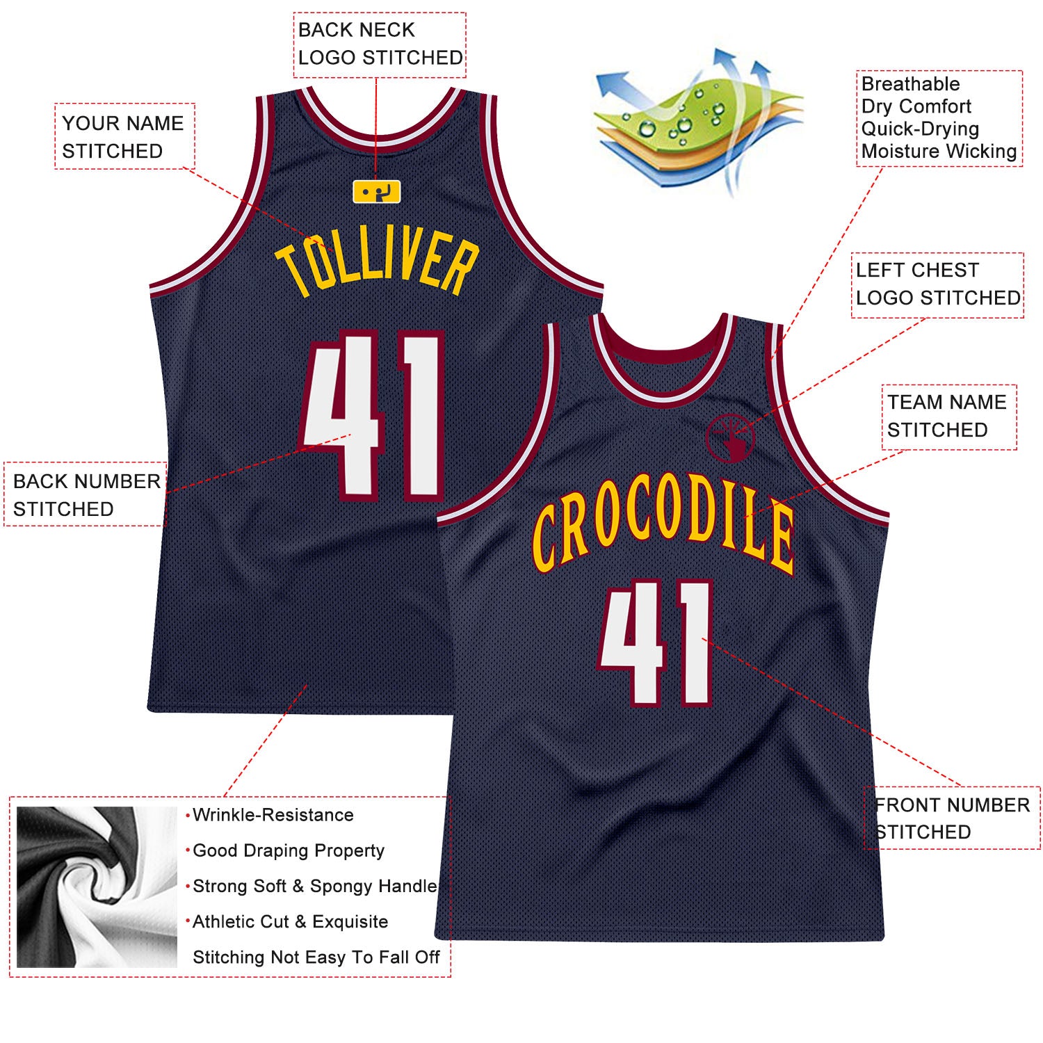 Maroon basketball jersey cheap