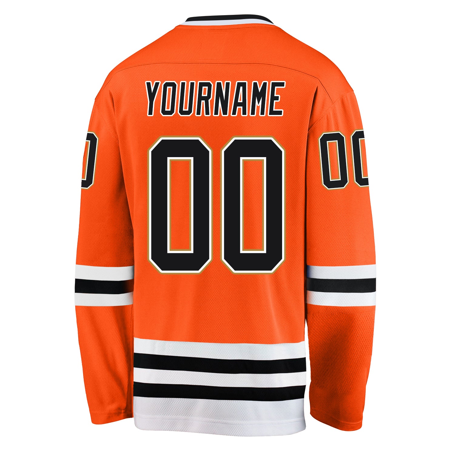  Pullonsy Orange Custom Ice Hockey Jersey for Men Women Youth  S-8XL Stadium Series Authentic Stitched Name & Numbers,Black : Sports 