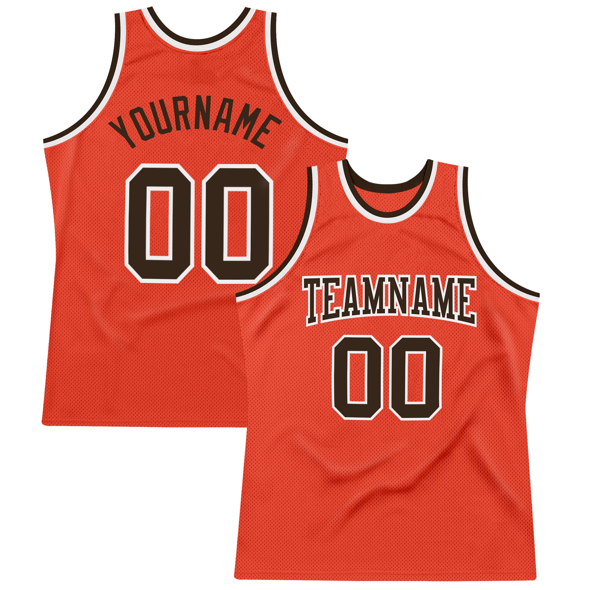 TEAM 100 Black Orange Brown and White Basketball Uniforms, Jersey and  Shorts