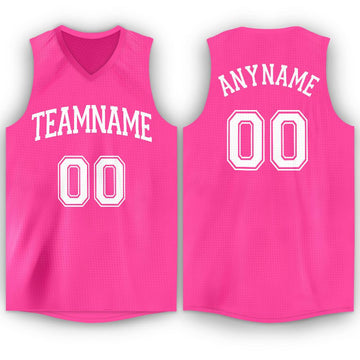 Cheap Custom Light Pink White-Purple Authentic Throwback Basketball Jersey  Free Shipping – CustomJerseysPro